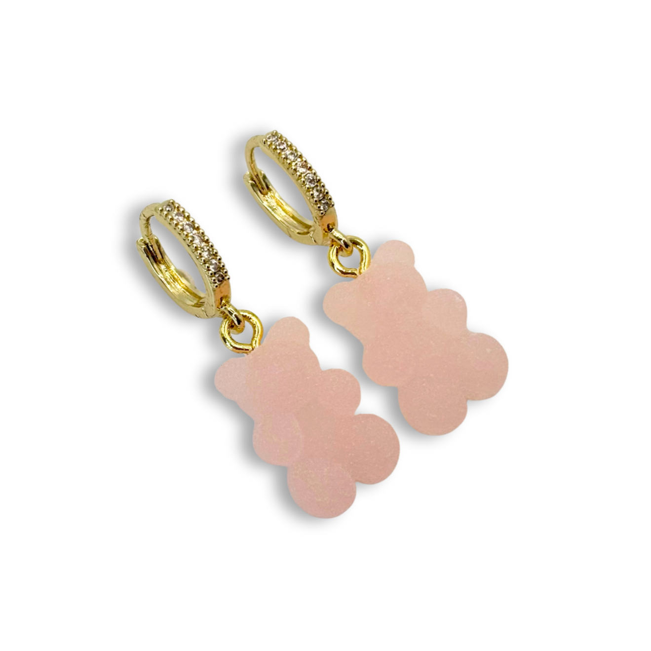 Gummy Bear Drop Earrings in Bearly-There