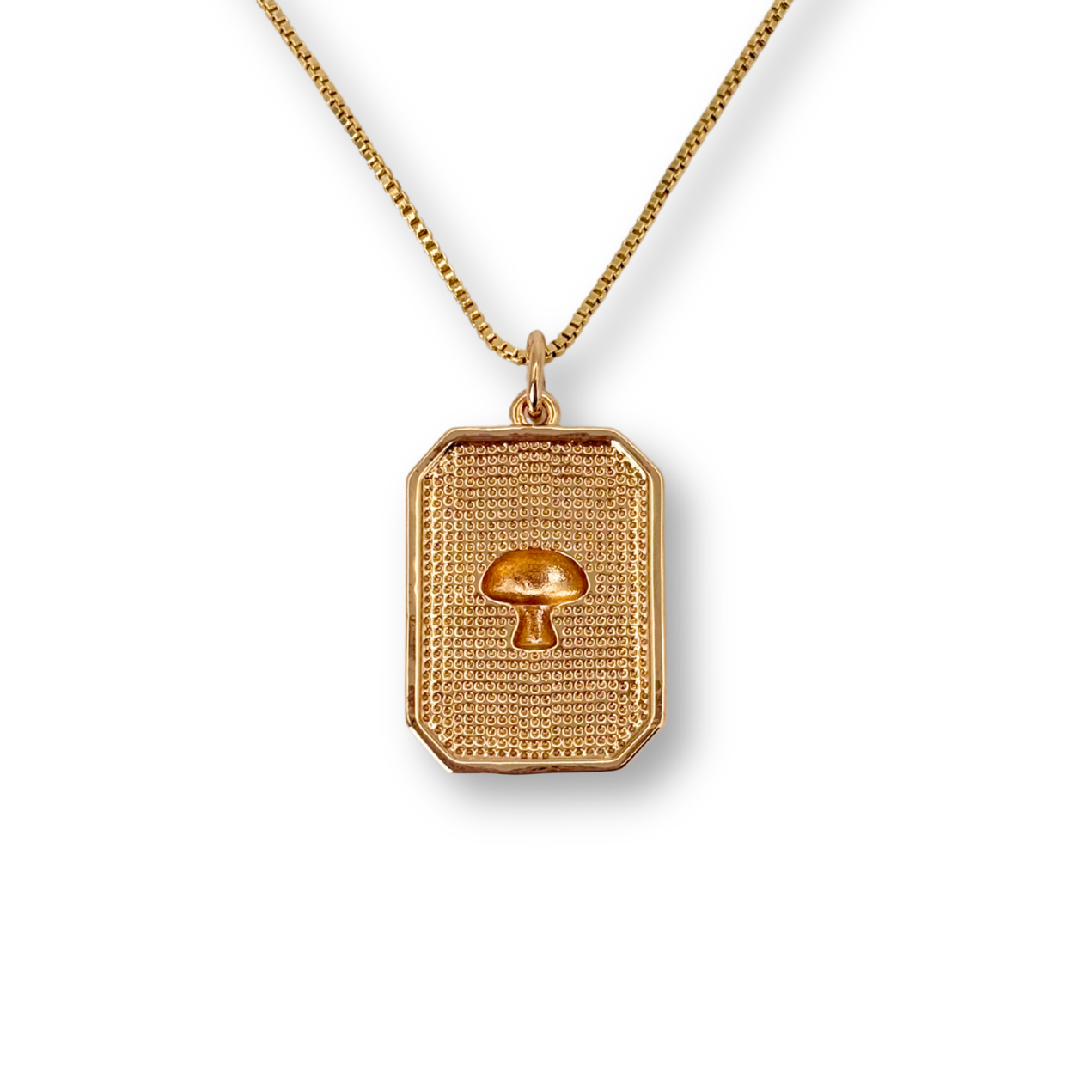 Mushroom Plaque Pendant