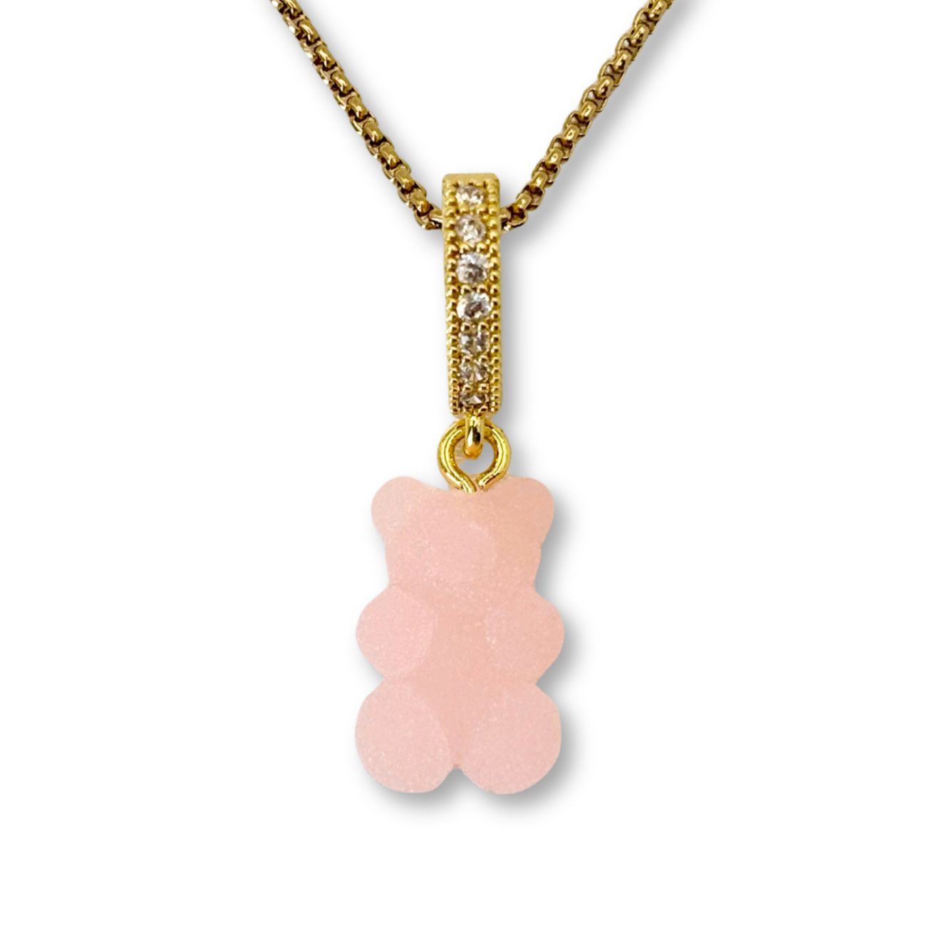 Gummy Bear Pendant with Chain in Bearly-There