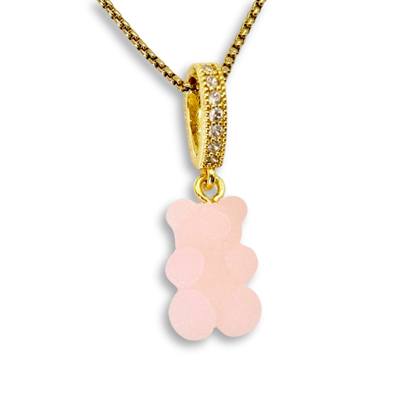 Gummy Bear Pendant with Chain in Bearly-There