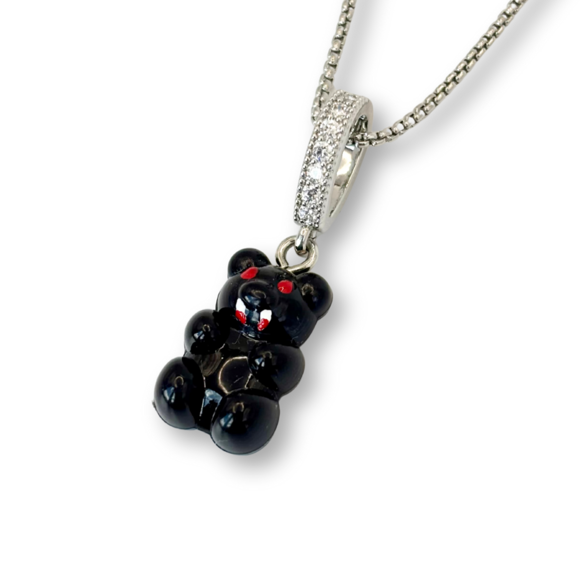 Vampire Gummy Bear Pendant with Chain