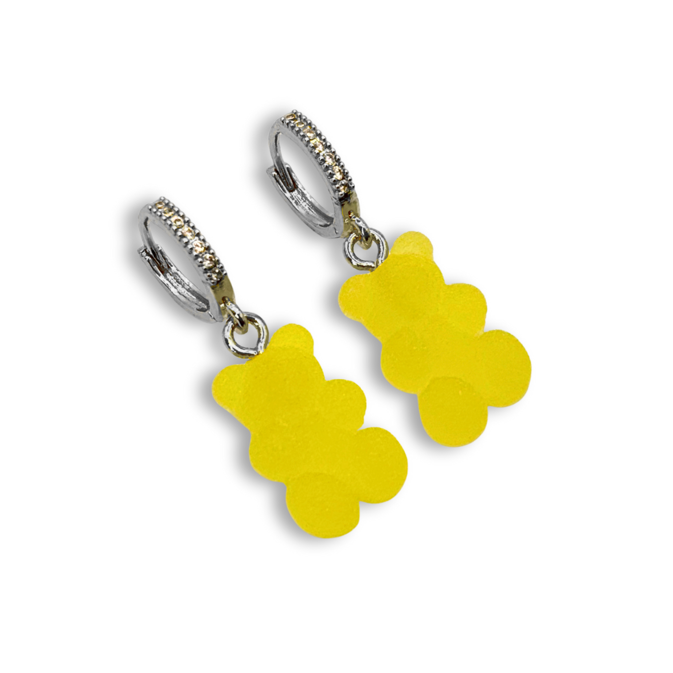 Gummy Bear Drop Earrings in Limoncello