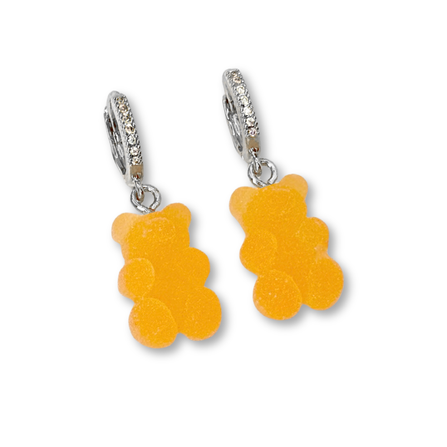 Gummy Bear Drop Earrings in Tangerine Dream