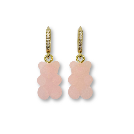 Gummy Bear Drop Earrings in Bearly-There