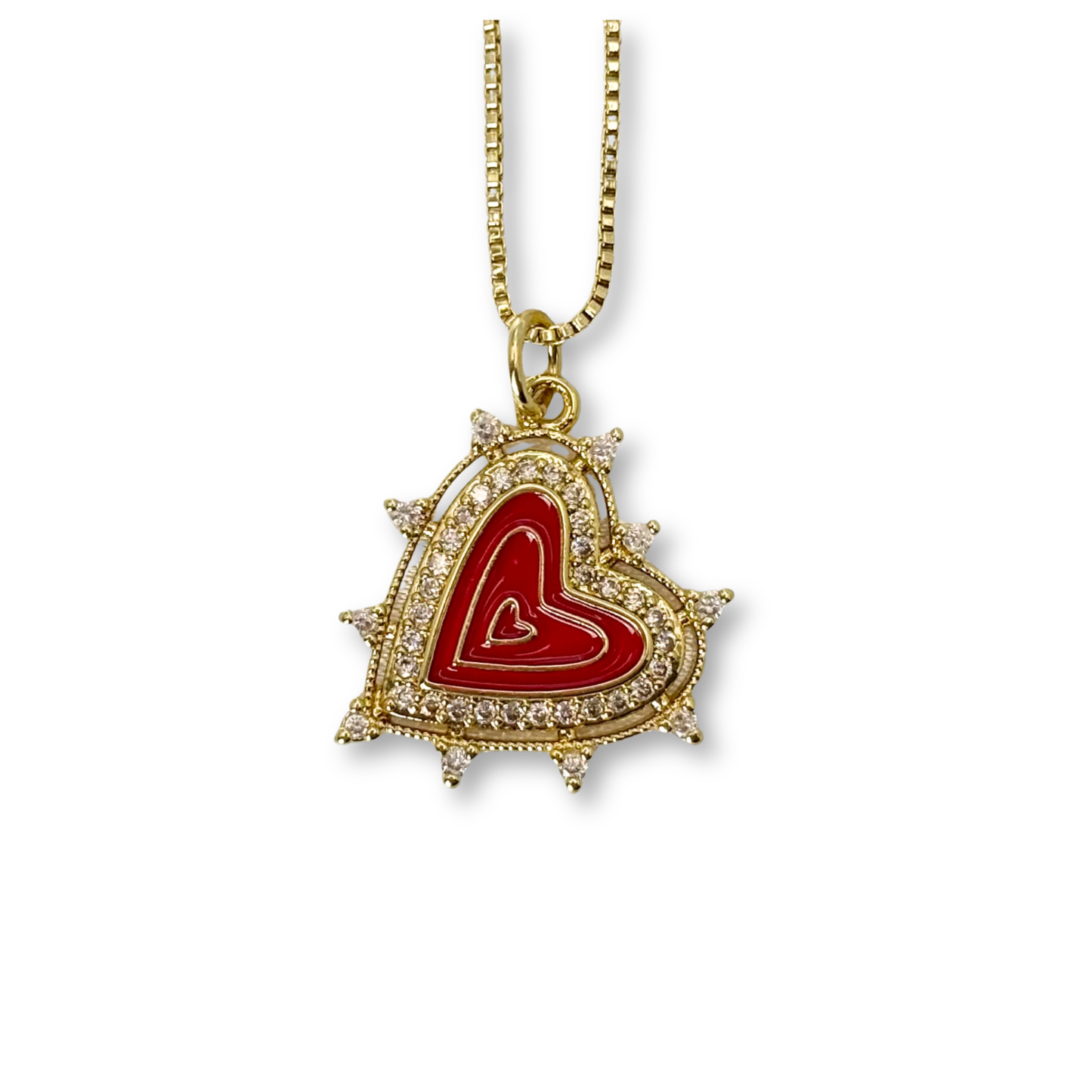 Sparkling Heart Pendant