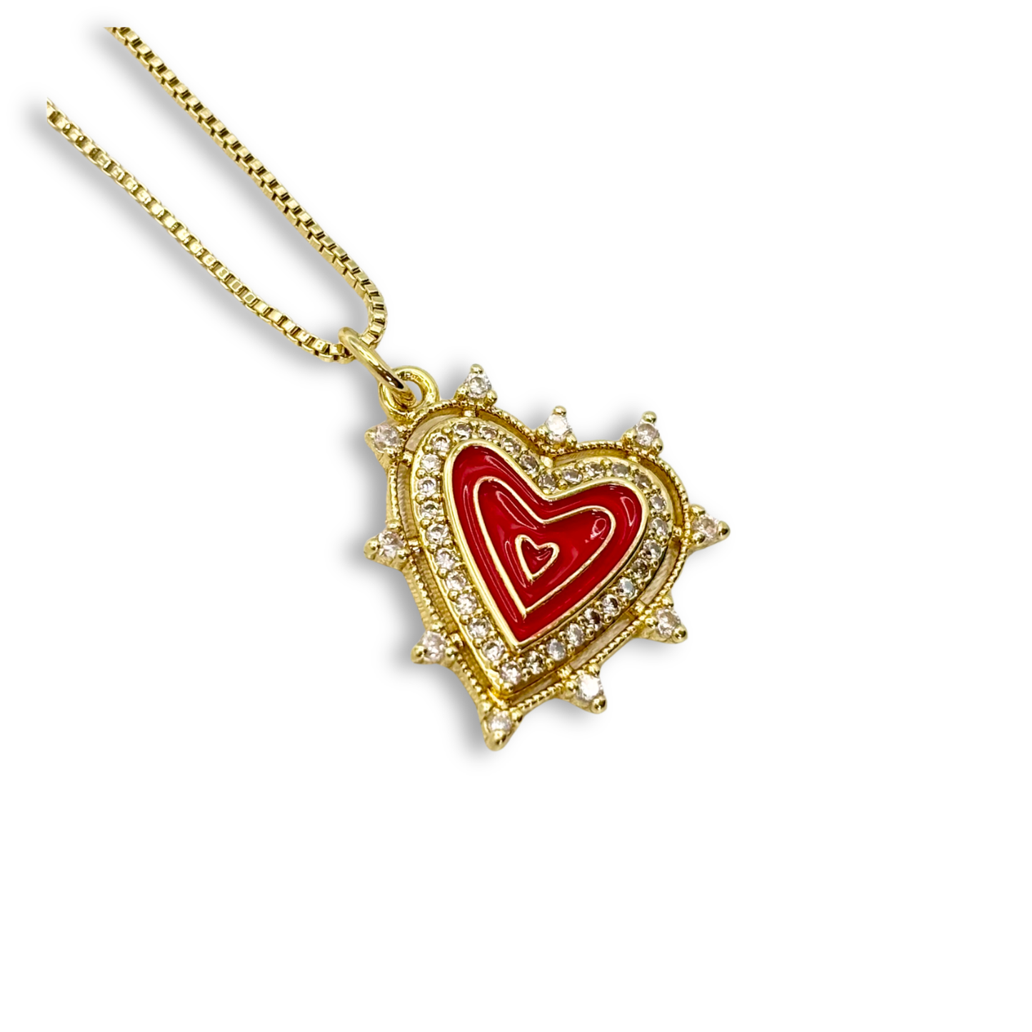 Sparkling Heart Pendant