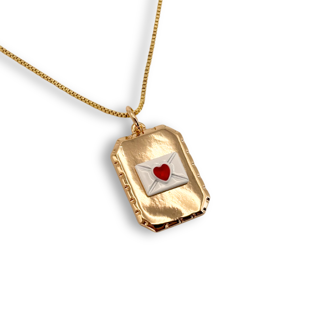 Love Letter Plaque Pendant