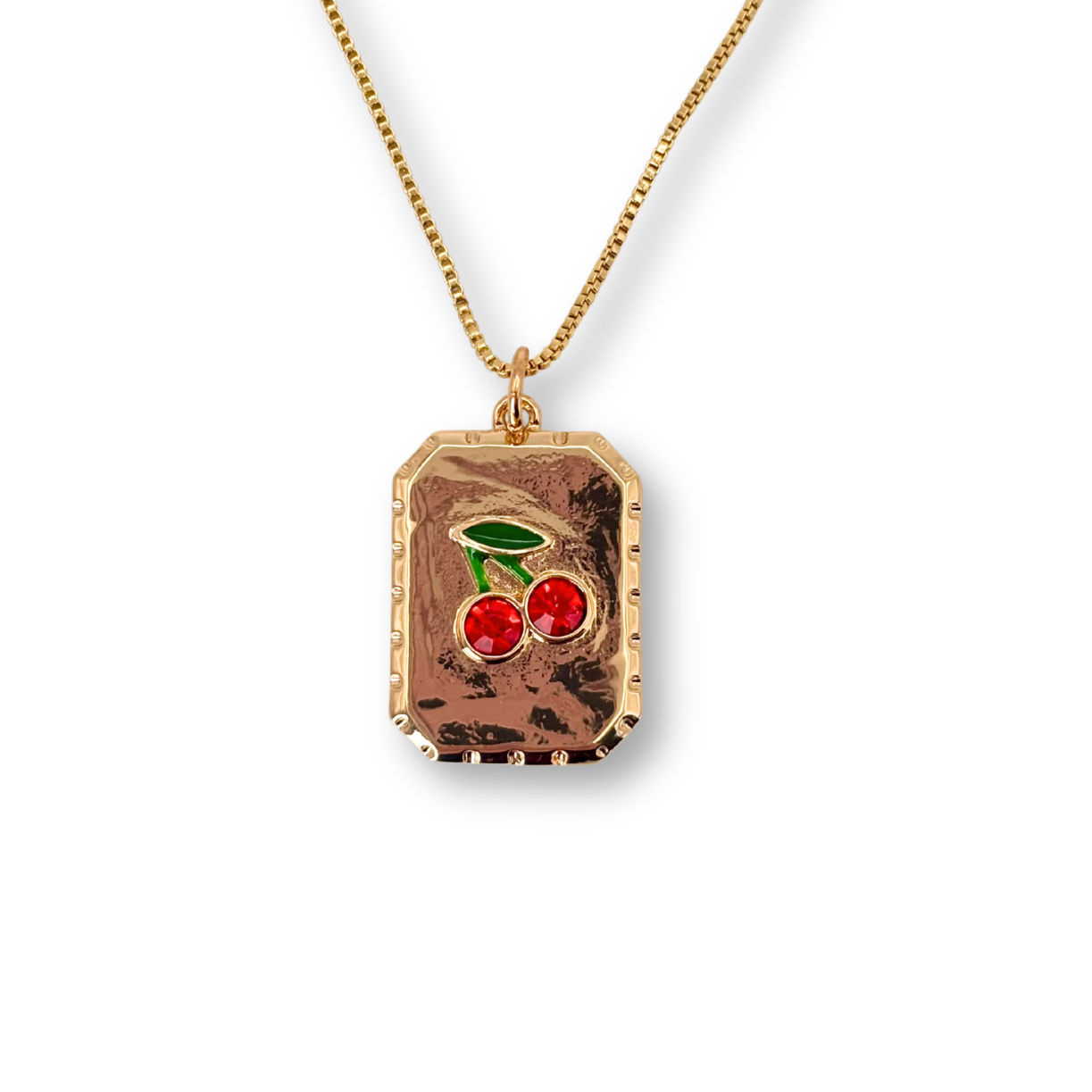 Cherry Plaque Pendant