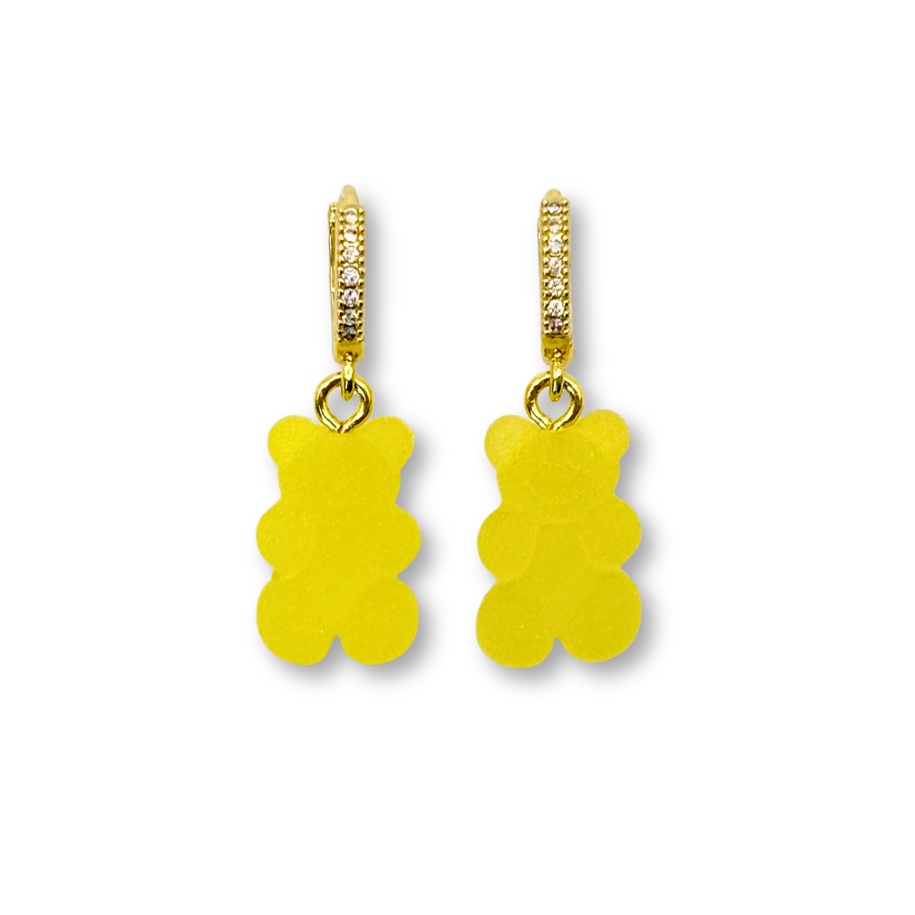 Gummy Bear Drop Earrings in Limoncello