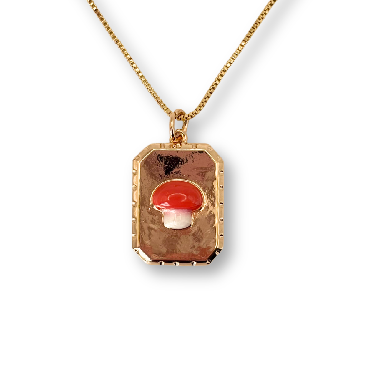 Mushroom Plaque Pendant