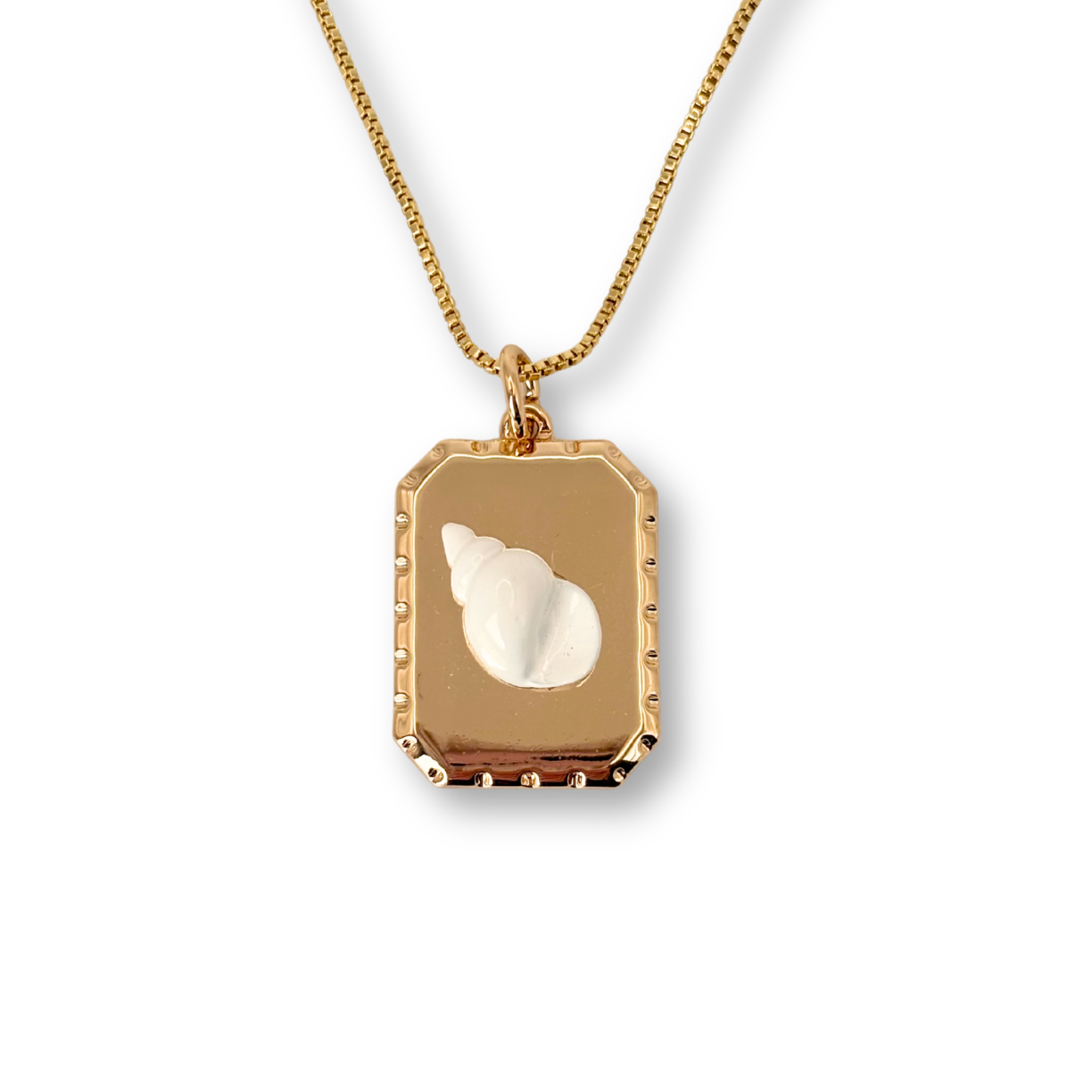 Sea Shell Plaque Pendant