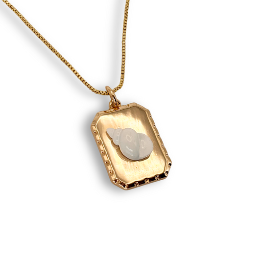 Sea Shell Plaque Pendant