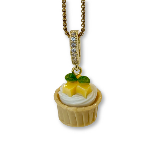 Minty Melon Cupcake Pendant