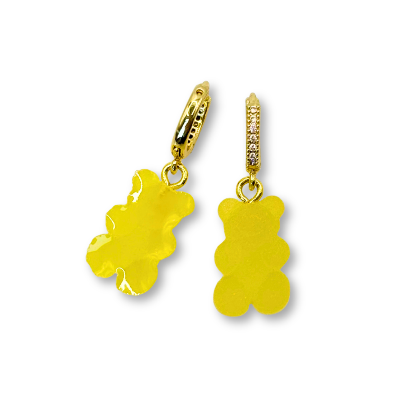 Gummy Bear Drop Earrings in Limoncello