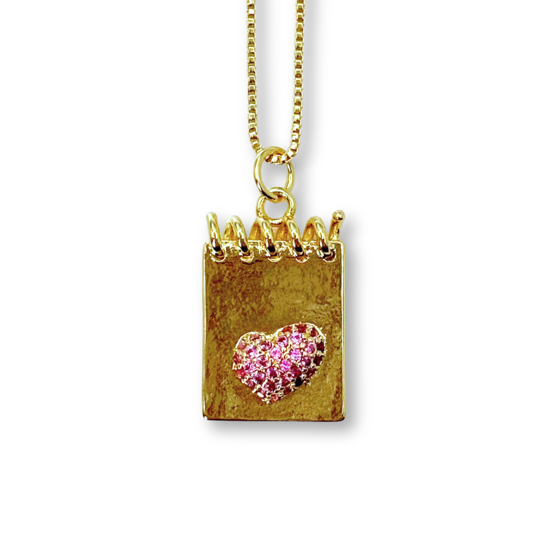 Heart Notepad Pendant