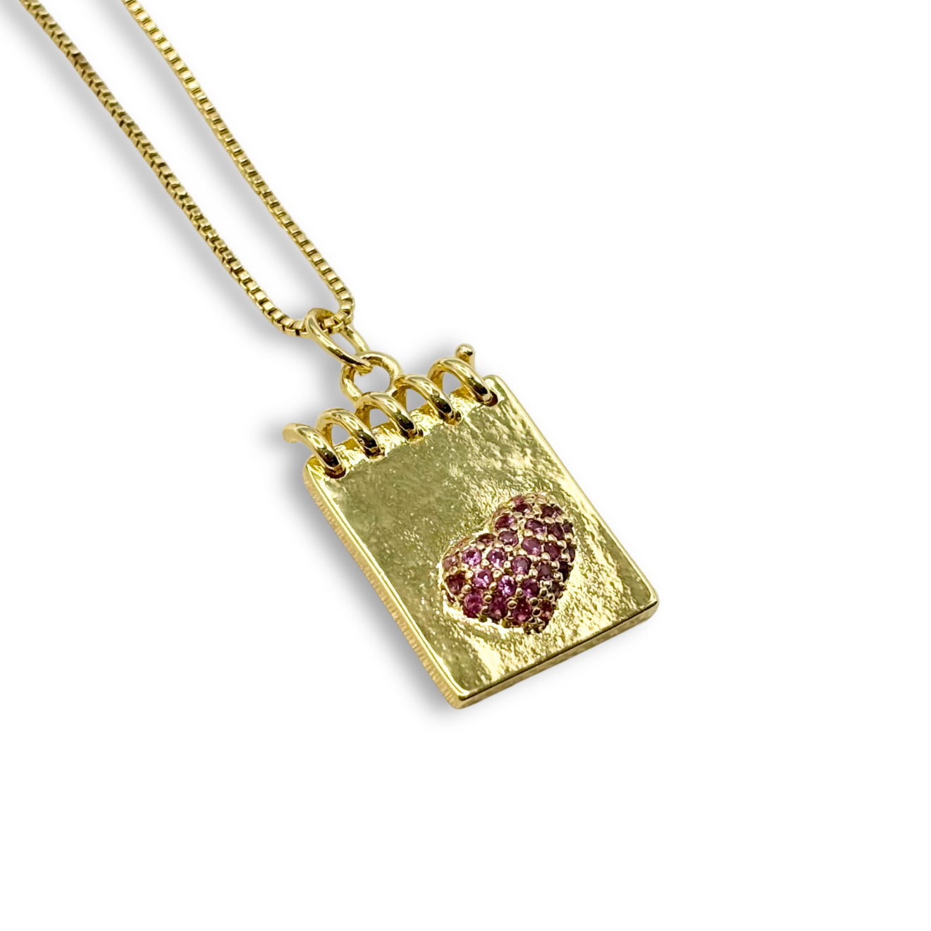 Heart Notepad Pendant