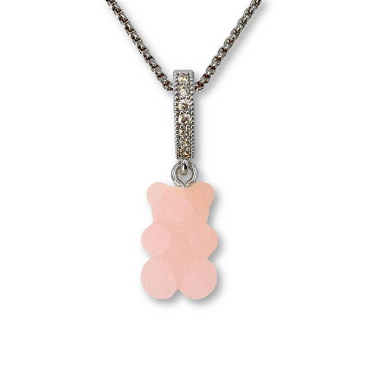 Gummy Bear Pendant with Chain in Bearly-There