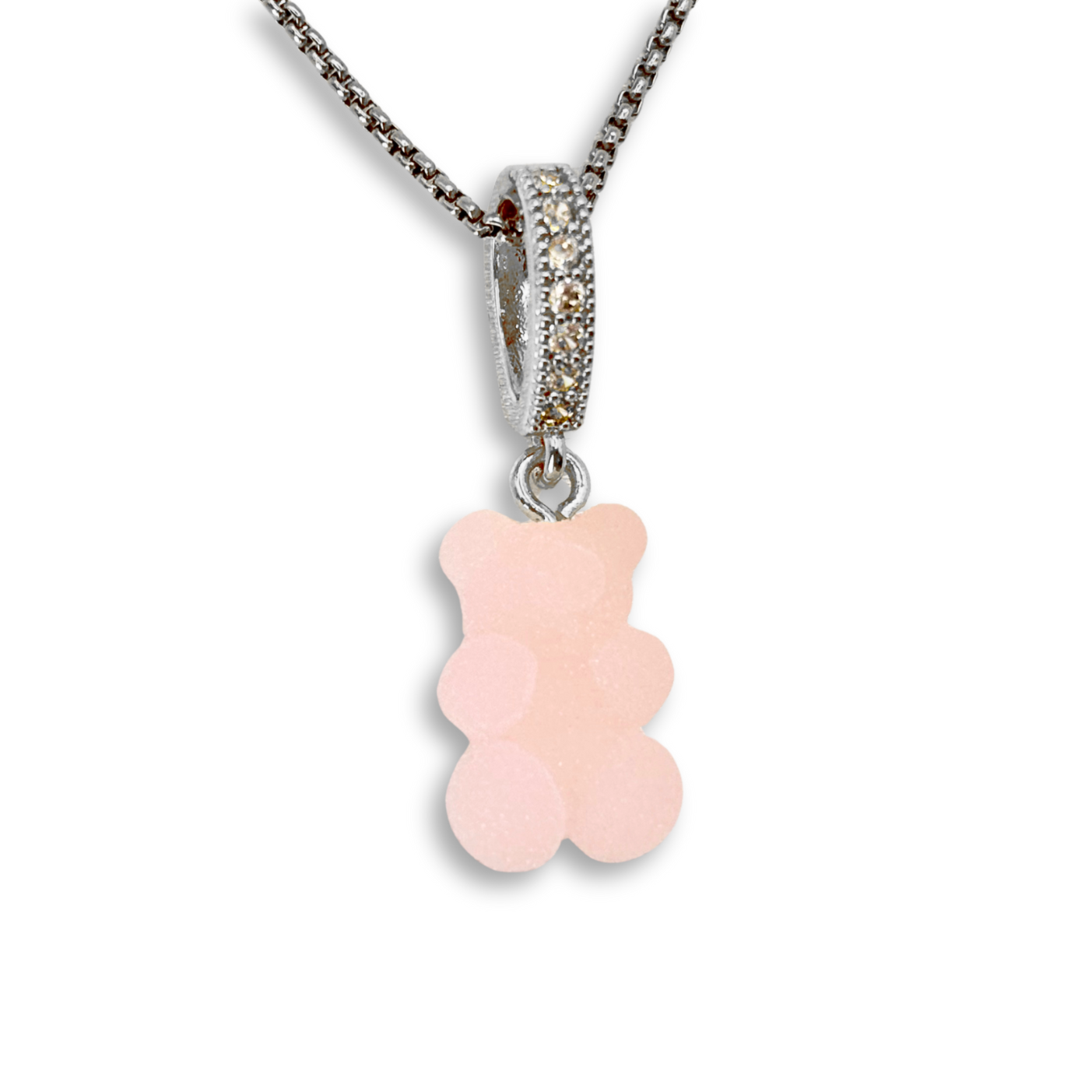 Gummy Bear Pendant with Chain in Bearly-There