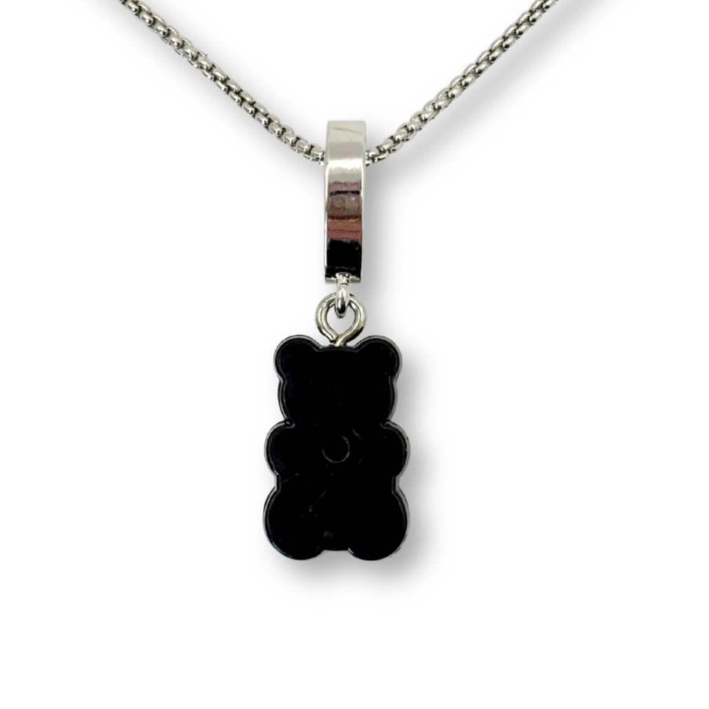 Vampire Gummy Bear Pendant with Chain