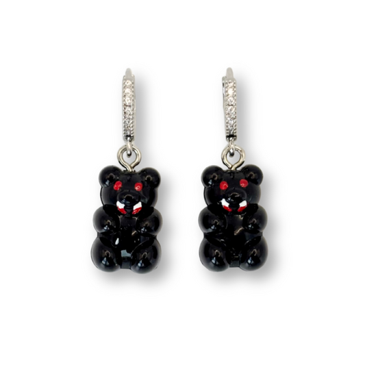 Vampire Gummy Bear Drop Earrings