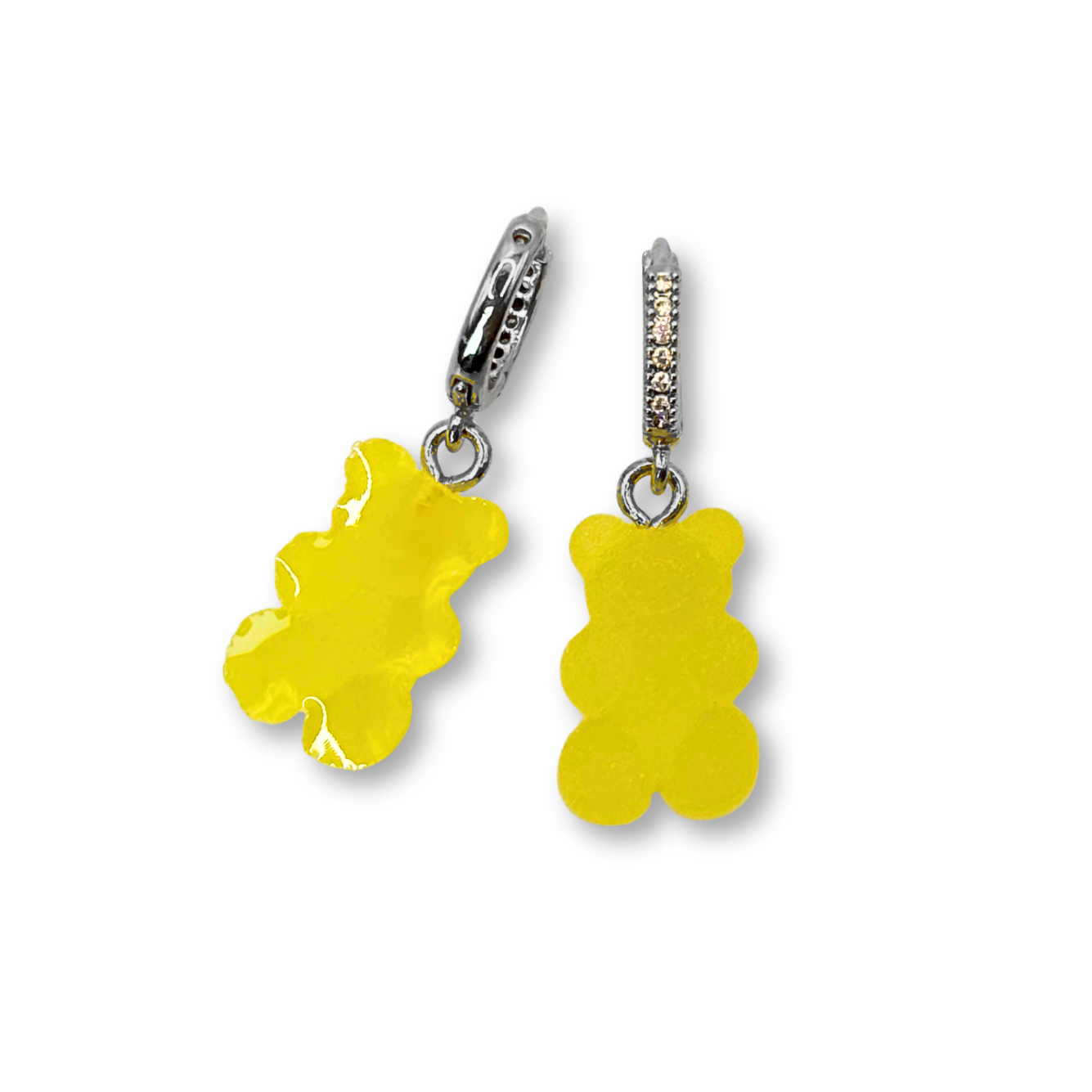 Gummy Bear Drop Earrings in Limoncello