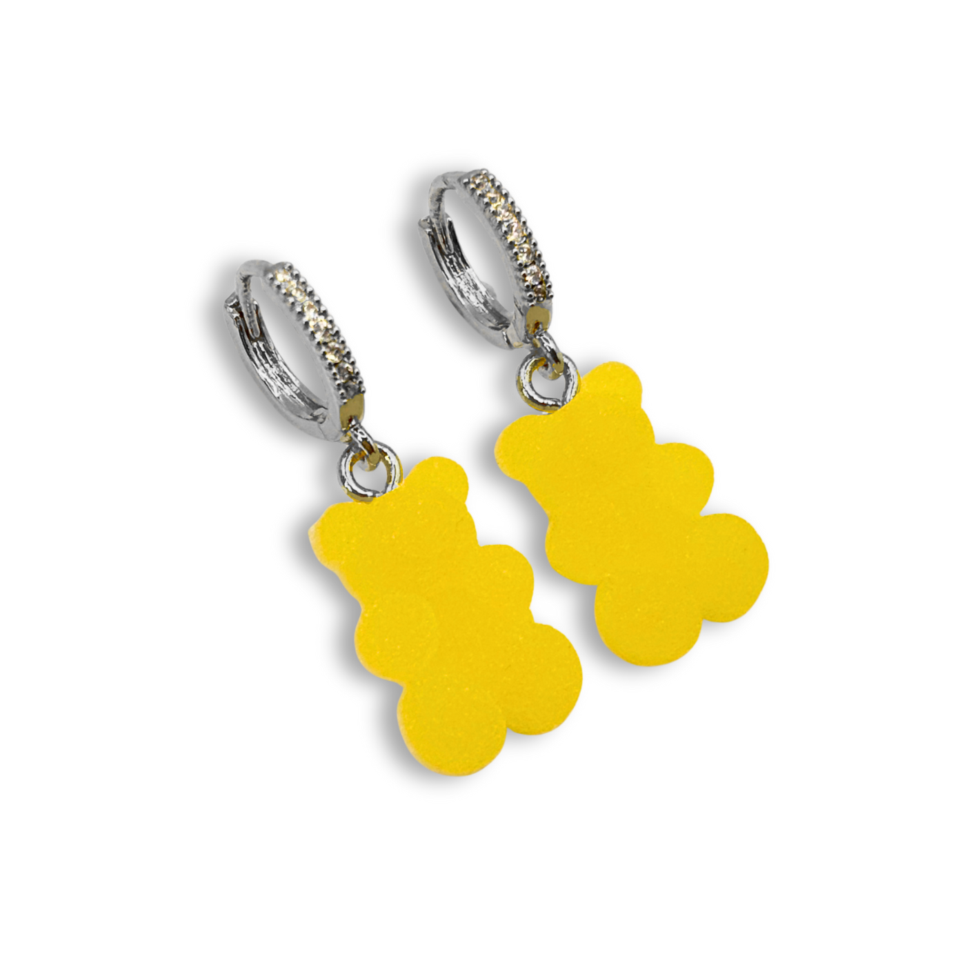 Gummy Bear Drop Earrings in Fresh Orange Juice