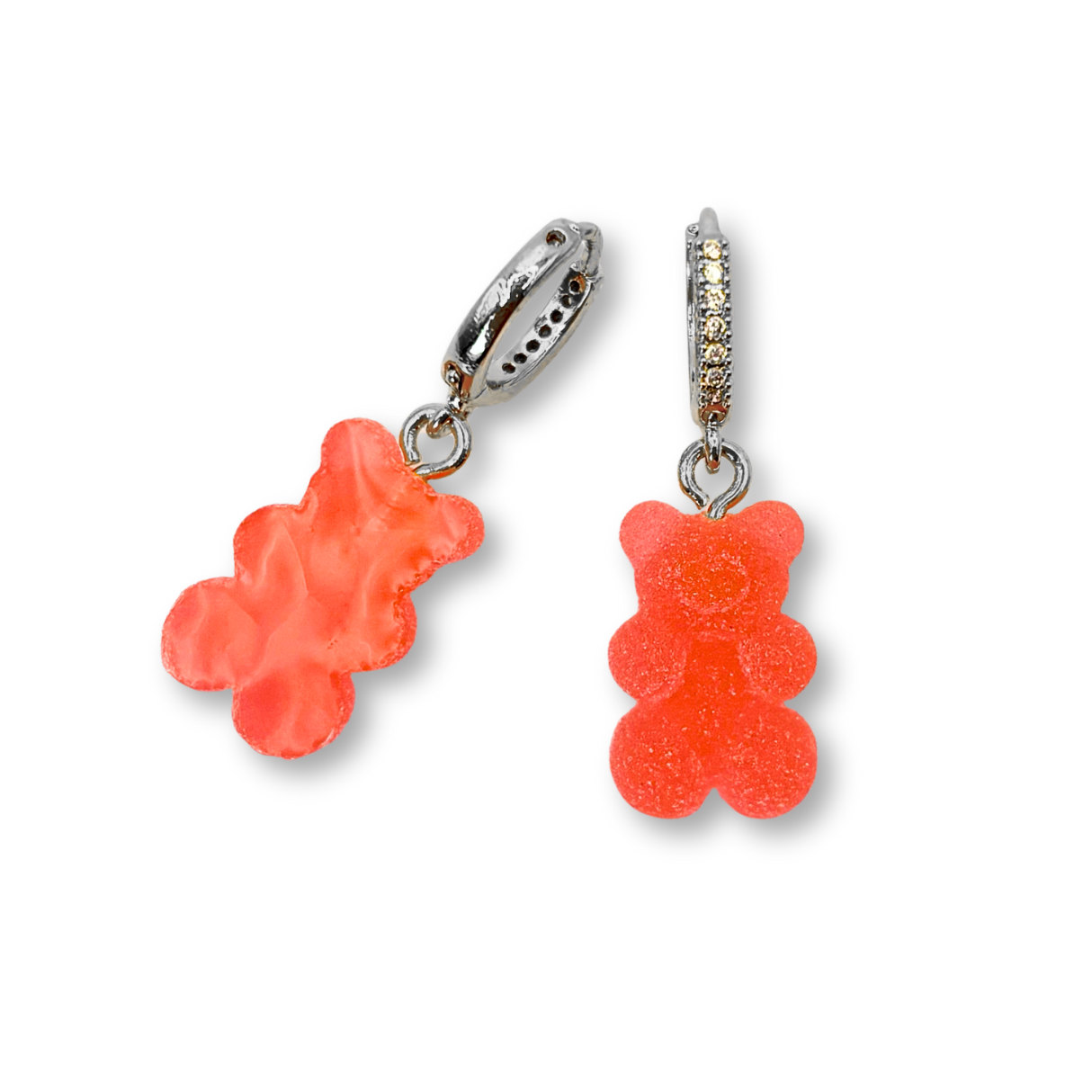 Gummy Bear Drop Earrings in Strawberry