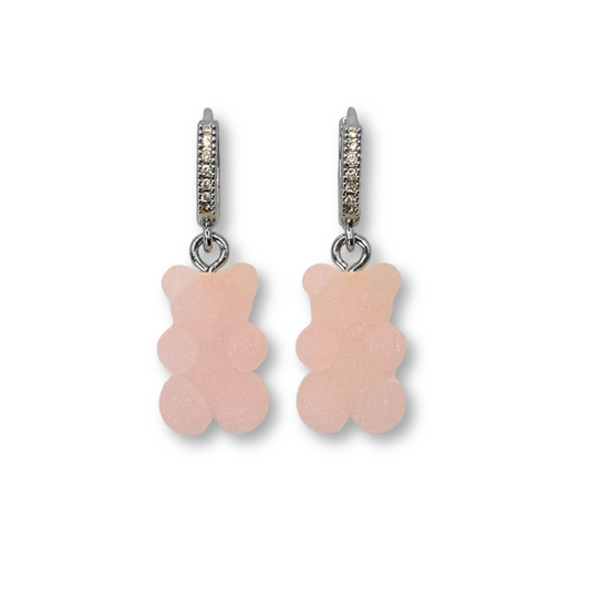 Gummy Bear Drop Earrings in Bearly-There